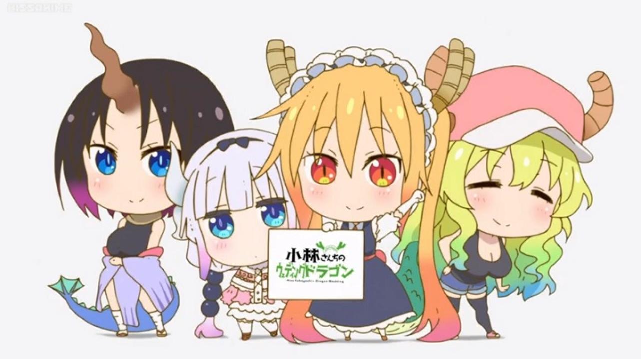 انمي Kobayashi-san Chi no Maid Dragon الموسم الاول الحلقة 1 الاولي مترجمة اونلاين