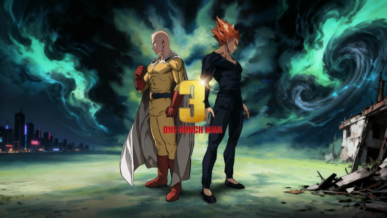 انمي One Punch Man الموسم الثالث الحلقة 12 الثانية عشر والاخيرة مترجمة اونلاين