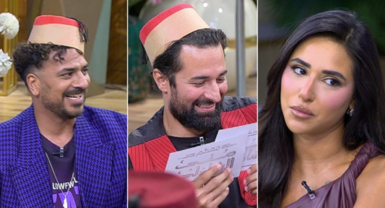 برنامج معكم مني الشاذلي حلقة ابطال مسلسل عمر افندي اونلاين